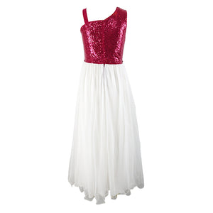 SEQUINS MESH TUTU DRESS