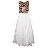 SEQUINS MESH TUTU DRESS