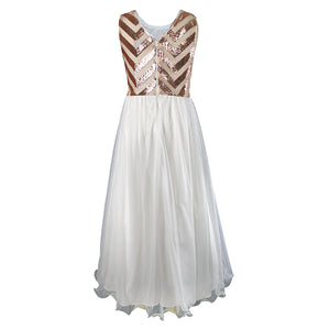 SEQUINS MESH TUTU DRESS