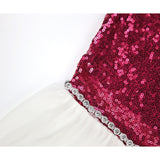 SEQUINS MESH TUTU DRESS