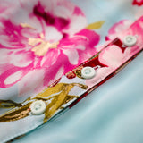 OVERALL PRINTED CHIFFON DRESS
