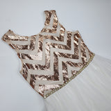 SEQUINS MESH TUTU DRESS