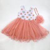 SEQUINS MESH TUTU DRESS