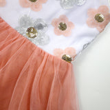 SEQUINS MESH TUTU DRESS
