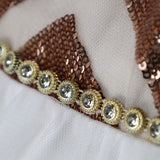 SEQUINS MESH TUTU DRESS